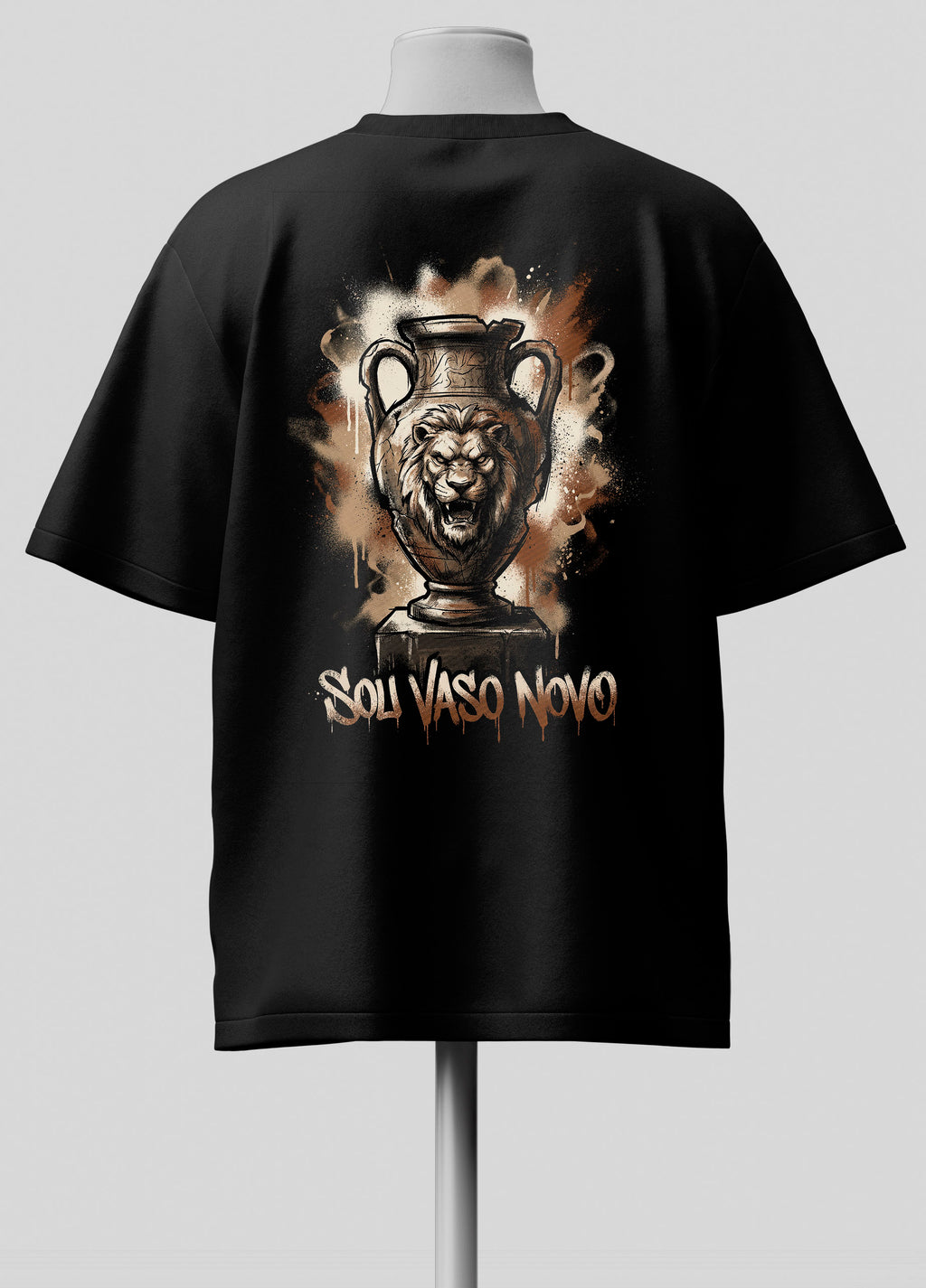 Vaso novo - Jeremias 18:1.6 - Oversized Preta Premium (Cópia)