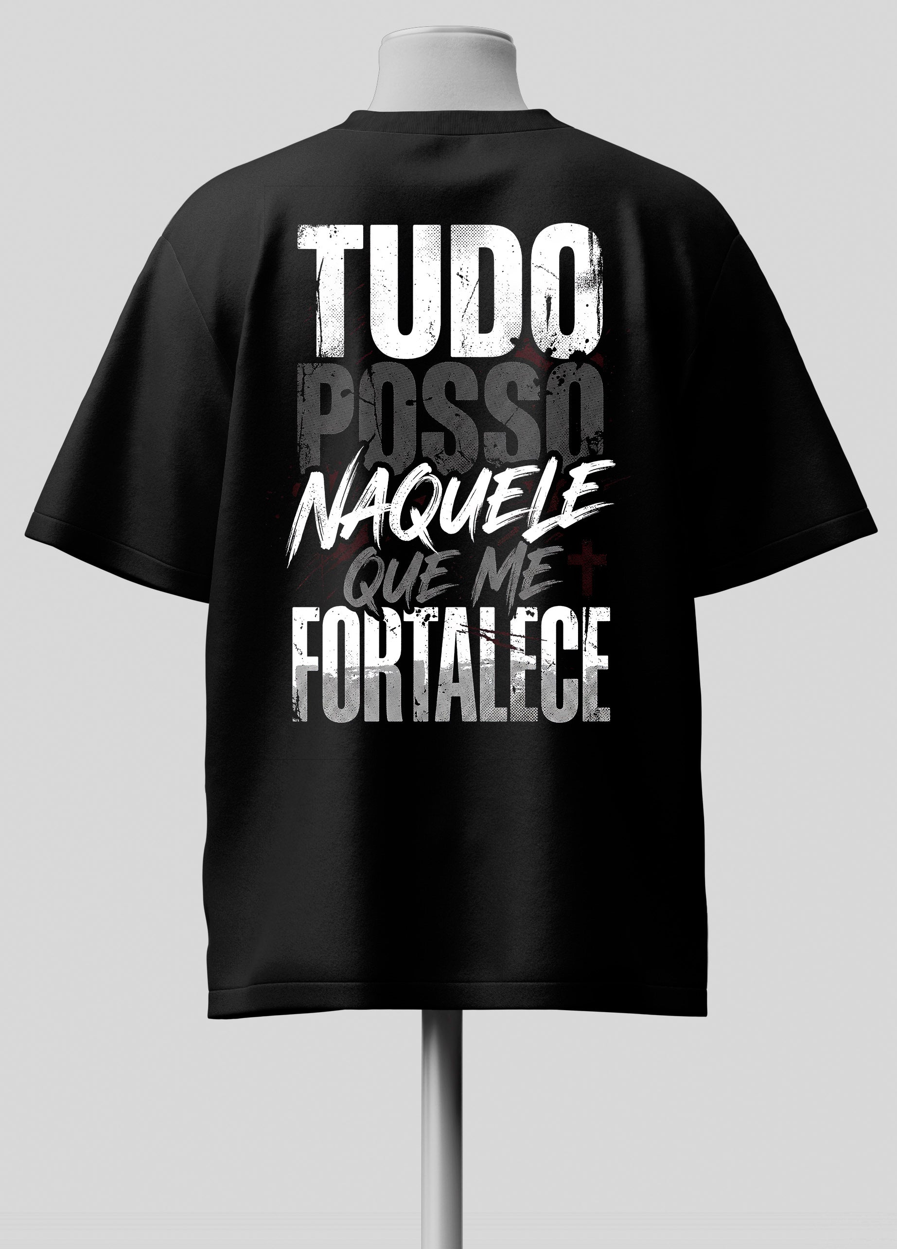 Tudo Posso - Oversized Preta Premium