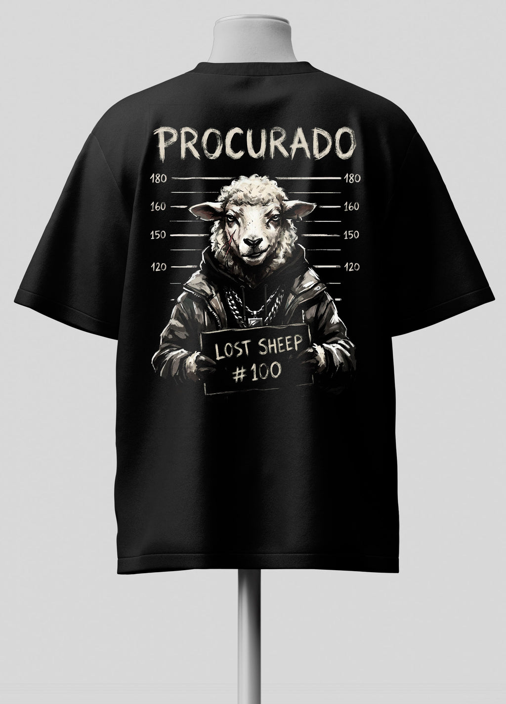 Ovelha Perdida - Genesis 28.12 - Oversized Preta Premium