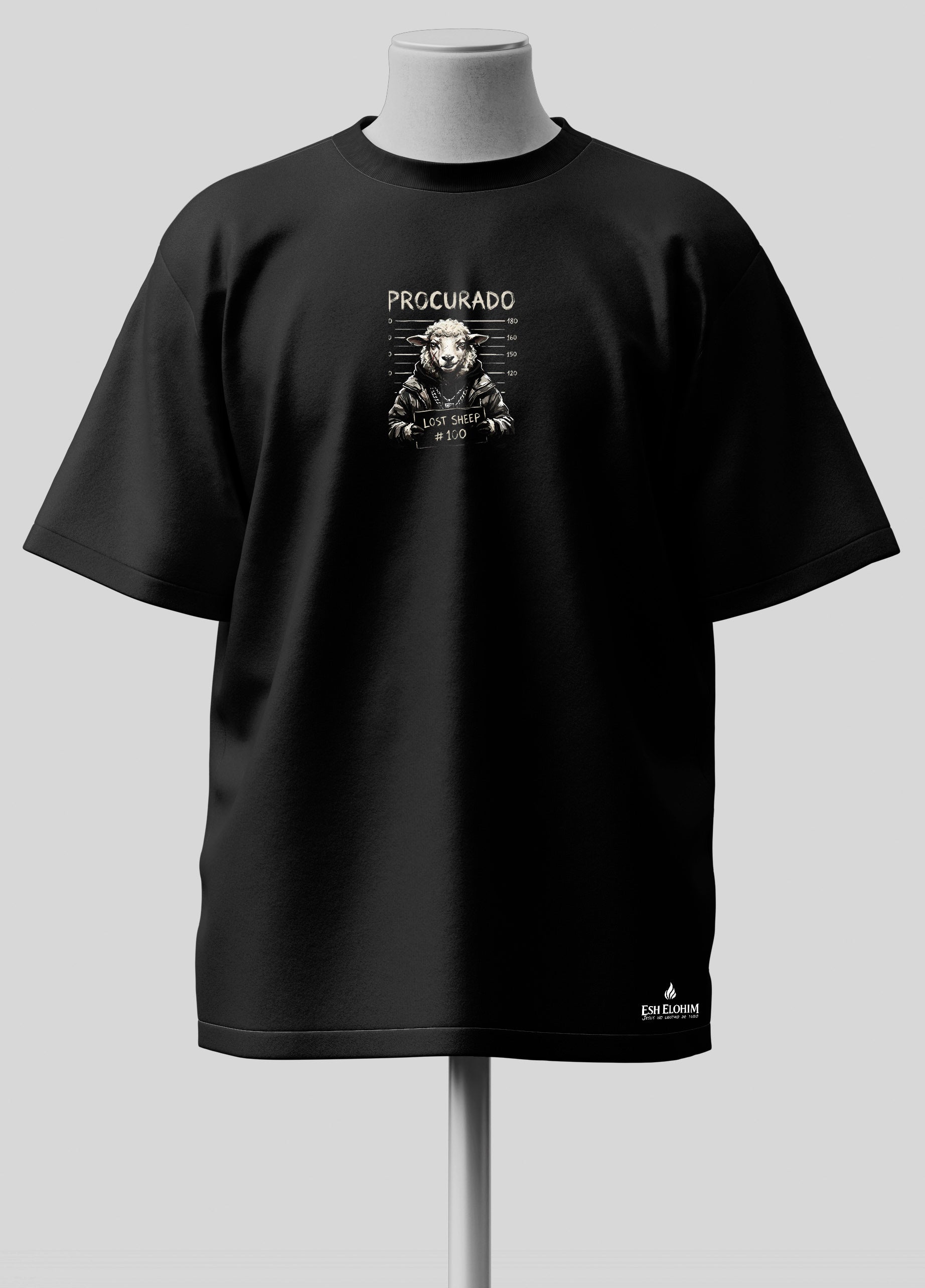Ovelha Perdida - Genesis 28.12 - Oversized Preta Premium