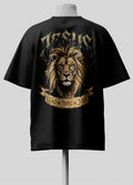 Jesus, o Leão da tribo de Judá - Oversized Preta Premium