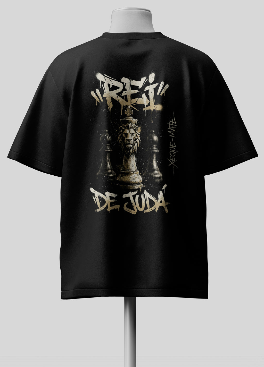 Rei de Judá - Oversized Preta Premium