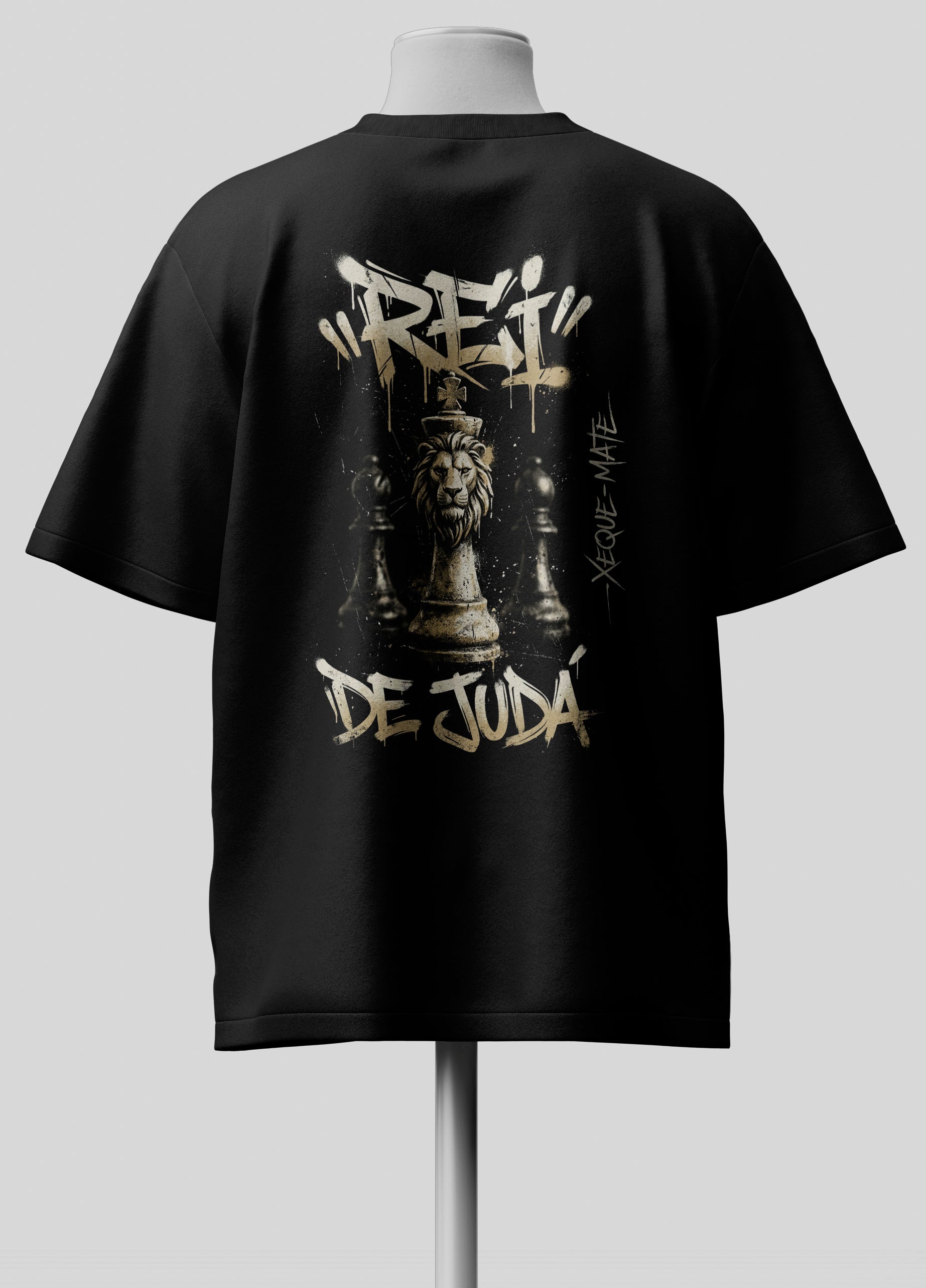 Rei de Judá - Oversized Preta Premium