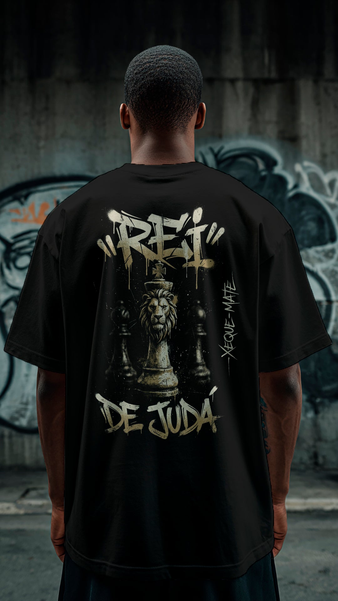 Rei de Judá - Oversized Preta Premium