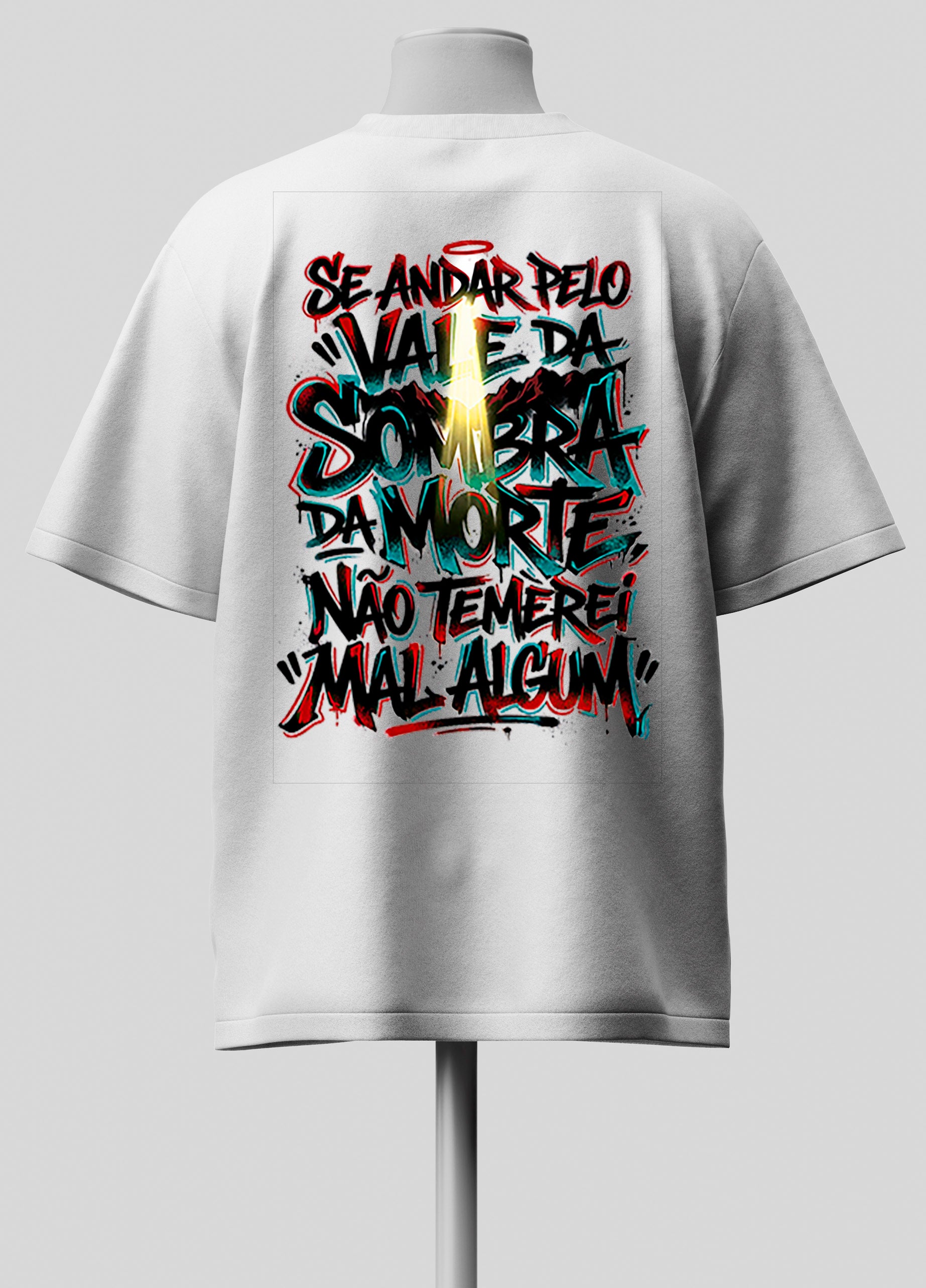 Se eu andar pelo Vale - Oversized Branca Premium