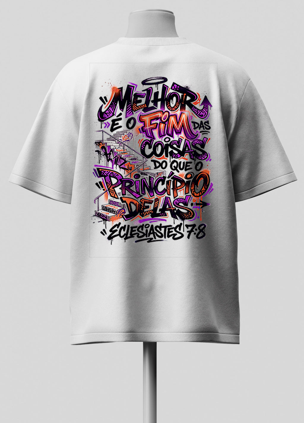 Melhor é o Fim da Coisas - Oversized Branca Premium