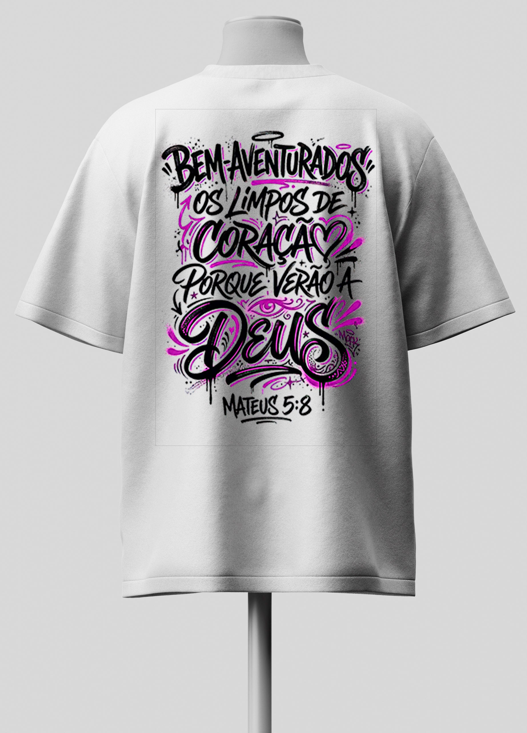 Bem Aventurados - Oversized Branca Premium