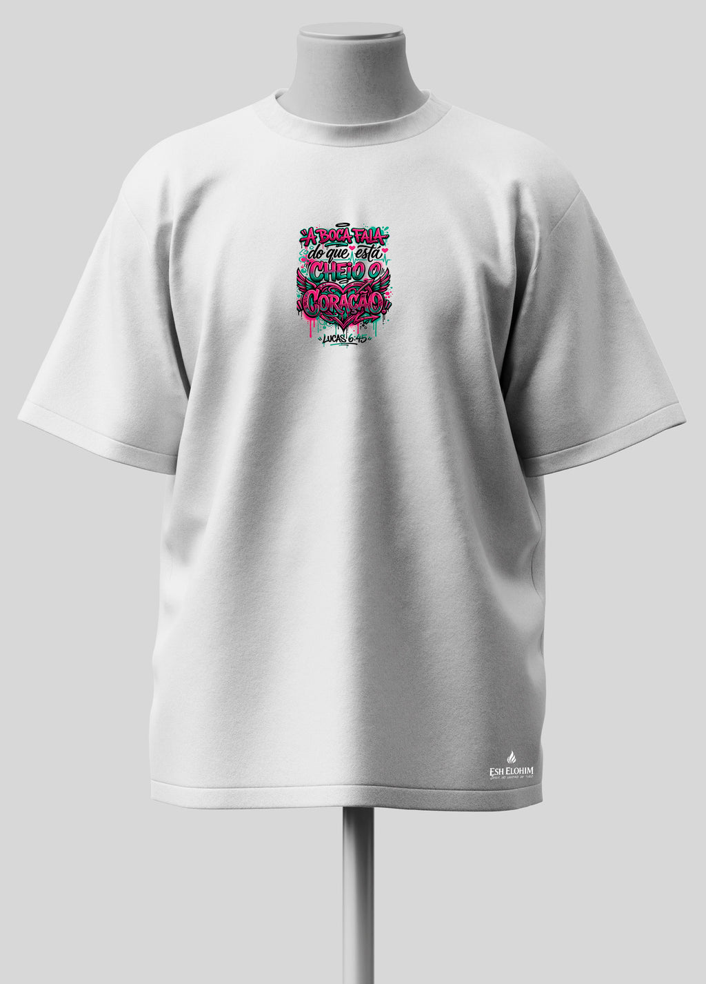 A Boca Fala - Oversized Branca Premium