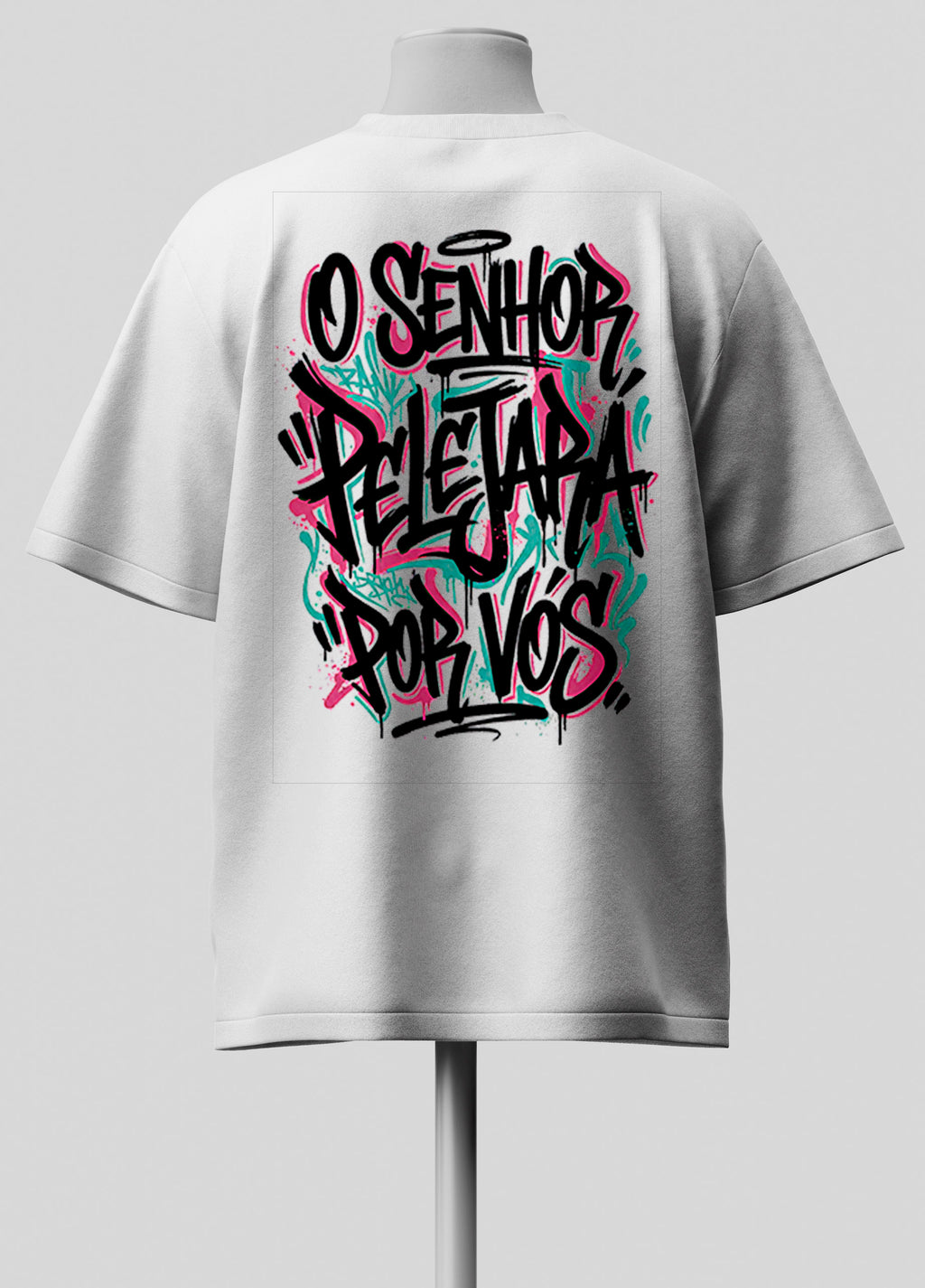 O Senhor Pelejará por Vós - Oversized Branca Premium