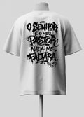 O Senhor é o Meu Pastor - Oversized Branca Premium